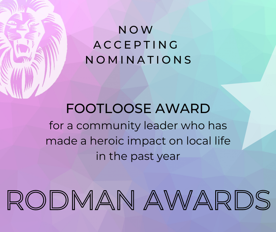 Instagram graphic to ask for Nominations for the Footloose Award