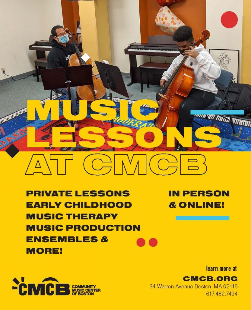 Music Lessons Ad for the Boston Guardian